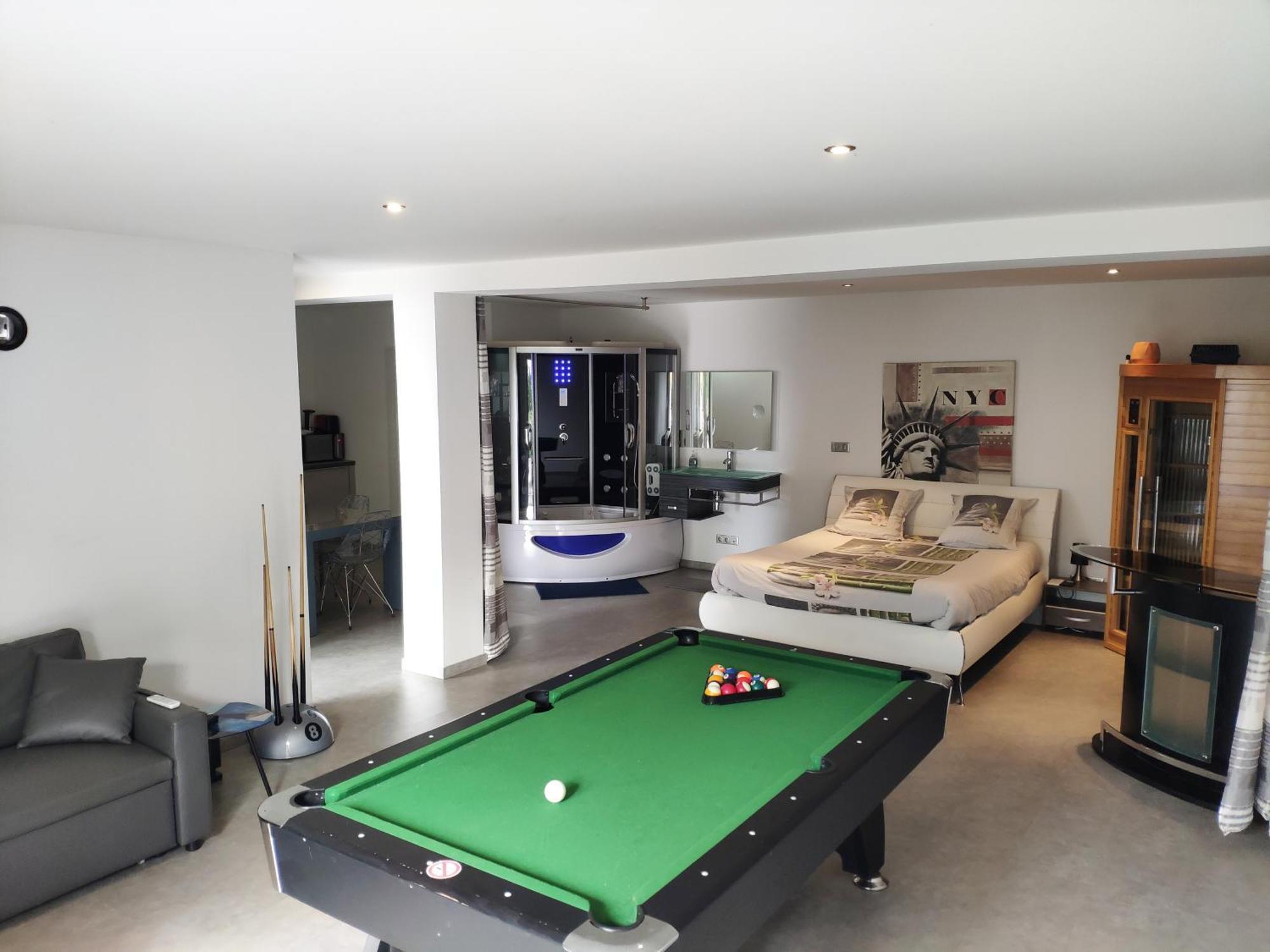 Loft Zen Spa Balneo Parking Gratuit Sauna Hammam Billard Agen Buitenkant foto